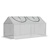 Outsunny Foliengewächshaus mit Fenster PE Tomatenhaus Produktbild-Vorschau 1