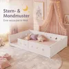INONEFT Bodembed 140x200 cm met valbeveiliging, kinderbed Productafbeelding-voorbeeld 3