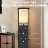 Fortuna Lai Stehlampe mit 3 Regalen, rundes Design, Produktbild-Vorschau 5
