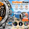 2026 Herren Militär-Smartwatch mit 1,85" AMOLED und 75 Produktbild-Vorschau 4