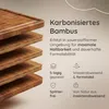 Deleca Schneidebrett Set, 3-teilig, mit Halter, Bambus, Produktbild-Vorschau 3