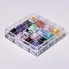 A clear acrylic organizer filled with various colored mechanical keyboard switches. Produktbild-Vorschau