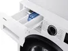 A close-up view of the detergent drawer and control panel of a white Samsung washing machine. Produktbild-Vorschau