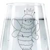 Mr. & Mrs. Panda Glas Biene König - Transparent - Geschenk, Produktbild-Vorschau 5