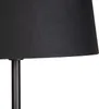 Moderne Stehleuchte Schwarz mit Schwarzem Schirm 45 cm Produktbild-Vorschau 3