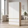 Armadio Novela, Sonoma/Bianco  a 2 ante | Armadio moderno Anteprima dell’immagine prodotto 7