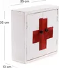 MEDIZINSCHRANK MEDIC | 35x35x13cm, Massivholz | Wandschrank Produktbild-Vorschau 2