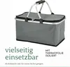 Novaliv Einkaufskorb faltbar mit Kühlfunktion 30 Liter GRAU Produktbild-Vorschau 3