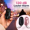 2PCS Persönlicher Alarm Schlüsselanhänger mit LED, 130–140 Produktbild-Vorschau 5