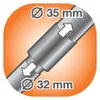 AEG HobbyNozzle Bohrer-Absaugdüse ZE032 Nr. 9001956607 Produktbild-Vorschau 2