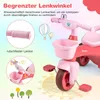 COSTWAY Dreirad Kinder, Kinderdreirad mit Klingel, Pedalen, Produktbild-Vorschau 6