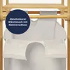 LUMALAND  Cesto portabiancheria in bambù - 33 x 33 x 73 cm Anteprima dell’immagine prodotto 6