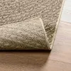 Tappeto ZIZUR Beige 120x120 cm Aspetto Iuta Interni ed Anteprima dell’immagine prodotto 5