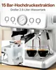 HAUSPROFI Siebträgermaschine mit Mahlwerk, All-in-One Produktbild-Vorschau 6