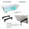 ECOLAM Badewanne Eckbadewanne 180x130 cm rechts Sfera Wanne Produktbild-Vorschau 12