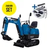 Scheppach Benzin Mini-Bagger EXC815 XXL Set - inklusive Produktbild-Vorschau 2