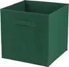 Aufbewahrungsbox Textil, dunkelgrün 31x31x31cm Produktbild-Vorschau 1