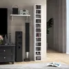 HOMCOM Mobile Libreria Porta CD a 12 Ripiani per 204 CD, Anteprima dell’immagine prodotto 2