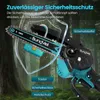 6+8 Zoll Akku-Kettensäge,Bürstenloser Motor Baumsäge, 2in1 Produktbild-Vorschau 4