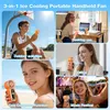 Mini Handventilator Akku, mit LED-Beleuchtung, USB-C Produktbild-Vorschau 8