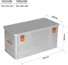 ALUBOX® Economy 92L – Aluminiumkiste leicht & abschließbar Produktbild-Vorschau 2