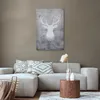 Italienischer Leinwand Leinwandbild - Noble Elk (1 Part) Produktbild-Vorschau 3