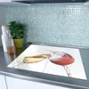 Spritzschutz Herdabdeckplatte Schneidebrett aus Glas Produktbild-Vorschau 2