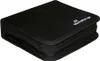 A black CD wallet is shown against a white background. Podgląd zdjęcia produktu