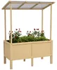 Outsunny : Jardinière surélevée en bois, serre de culture Voir les images du produit 1