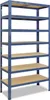 shelfplaza HOME 230x50x30 cm Schwerlastregal in blau mit 7 Produktbild-Vorschau 1