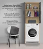 mokebo® Waschmaschinenschrank für Waschmaschinen & Trockner Produktbild-Vorschau 2