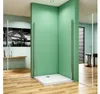 AICA 76x76x185cm 6mm ESG NANO Silber Matt Eckeinstieg Produktbild-Vorschau 3