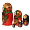 Matroschka Babuschka Matrjoschka Holzfiguren handbemalt Set Produktbild-Vorschau 2