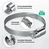 Schlauchklemme 50-70mmØ Schelle 9mm Bandbreite für Produktbild-Vorschau 3