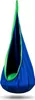A blue and green hanging chair. Produktbild-Vorschau