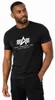 Pánské tričko Alpha Industries Basic Tee Black - XL Náhled obrázku produktu 5
