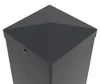 Set mit 2 CARMO Eisenpfosten 15x15cm H.185cm schwarz Produktbild-Vorschau 7