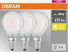 OSRAM LED Filament Tropfen E14 4W 470lm 2.700K matt 3er Produktbild-Vorschau 11