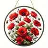 GKA XL Sonnenfänger Mohn 20 cm Buntglas Lichtfänger Produktbild-Vorschau 4