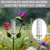 Regenmesser Garten mit Metallständer und Erdspieß, Produktbild-Vorschau 5