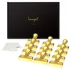 12x Verschlussclips Gold Verschlussklammern Edelstahl Produktbild-Vorschau 1