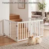 COSTWAY Afsluitrooster voor honden, 60 cm hoog, houten Productafbeelding-voorbeeld 4