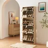 Wózek na buty 'Lund' z 5 lustrzanymi klapami 169 x 60 x 24 Podgląd zdjęcia produktu 1