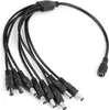 Adaptateur de câble d'alimentation DC 12V 1 femelle vers 8 Voir les images du produit 5