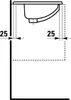 Laufen LF Pro EWT 81395.1, von oben, 1 Hahnloch, mit Produktbild-Vorschau 3