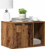 vidaXL Zásobník na odpadky vzhled starého dřeva 60x40x40 cm Náhled obrázku produktu 2