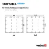 Wechsel Tents Tarp L (400x400cm) – Universelles Zeltdach Produktbild-Vorschau 3