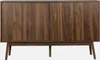 sweeek - Skandinavisches Sideboard mit Holzdekor - Dunkles Produktbild-Vorschau 4