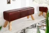 Design Sitzbank TURNBOCK mit Echtleder Bezug 120 cm Kult Produktbild-Vorschau 3