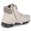 A side view of a beige high-top sneaker boot. Anteprima dell’immagine prodotto